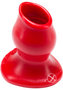 Oxballs Pig-hole-1 Silicone Hollow Butt Plug - Small - Red
